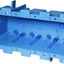 Caja eléctrica antiguo 4 bandas azul 71pulg³ 7-3/4x5-1/3x3-1/2