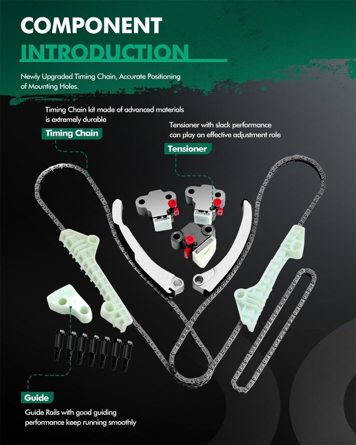 Kit cadena distribución motor 4.6l Buick Cadillac