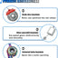 Set 6 llaveros metal para piezas auto llanta freno motor