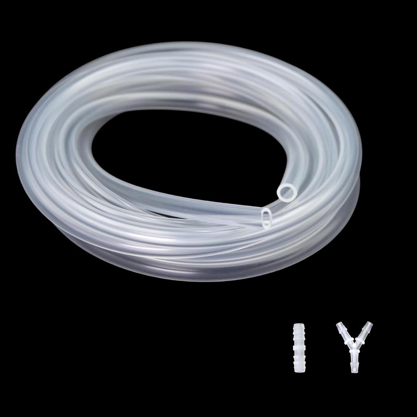 Tubo silicona alimenticio 12ft 1/4x3/8 pulg transparente