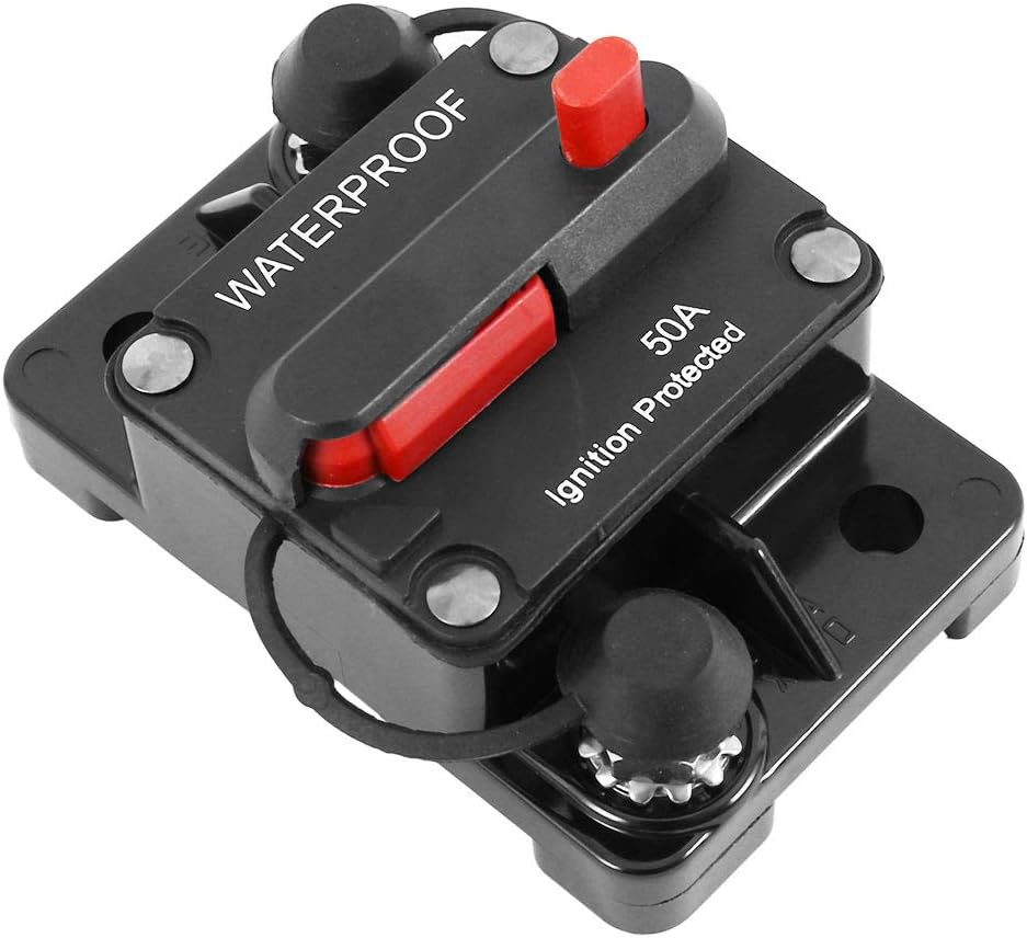 Disyuntor 50A 12V-48VDC para motores de pesca marino