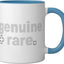 Taza Cerámica Grafico Azul Blanco Gris