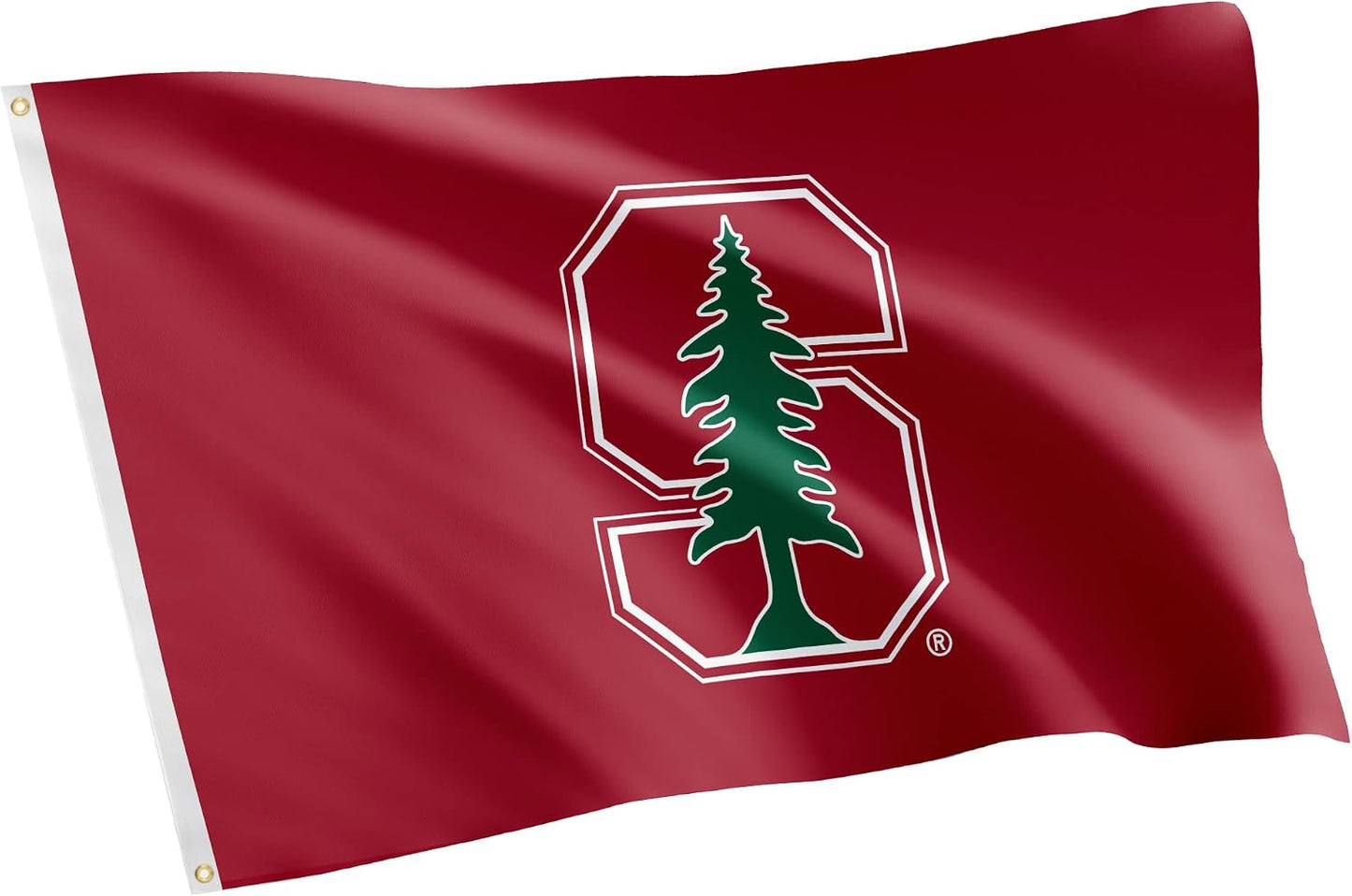 Bandera Stanford 3x5ft tela poliéster interiores exteriores