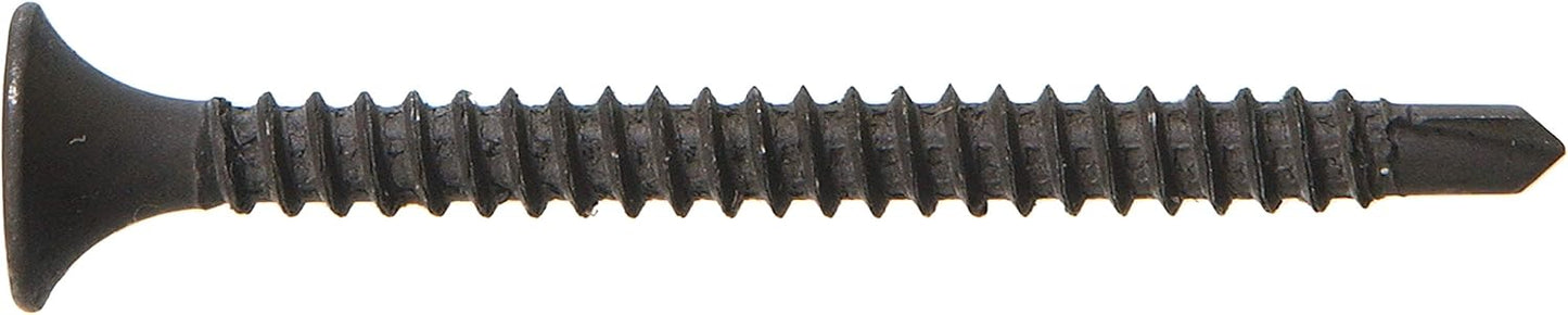 Tornillo autoperforante para yeso 8x2-3/8pulg color negro