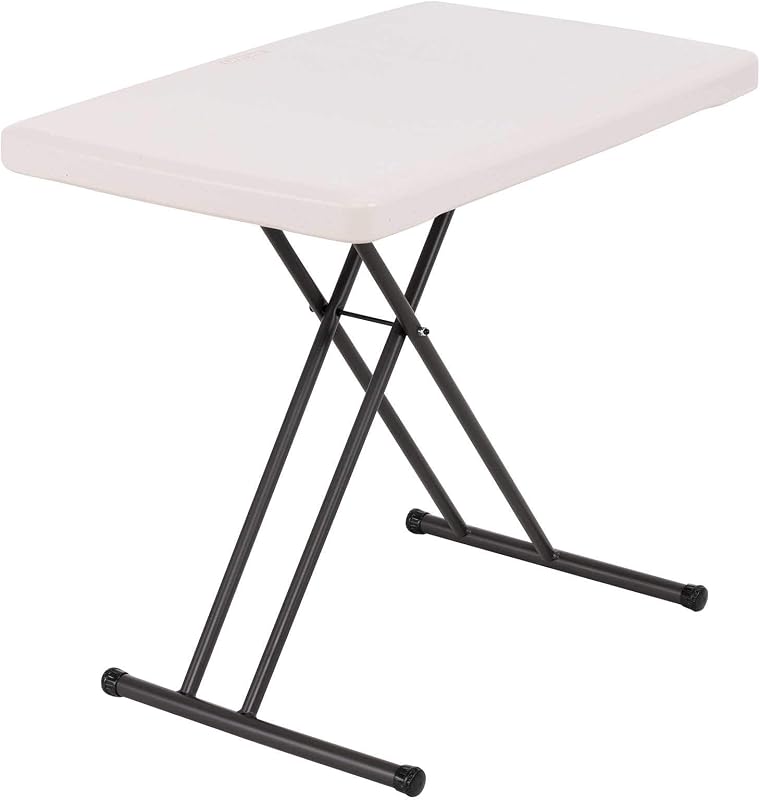 Mesa plegable ajustable para laptop 30pulg color almendra