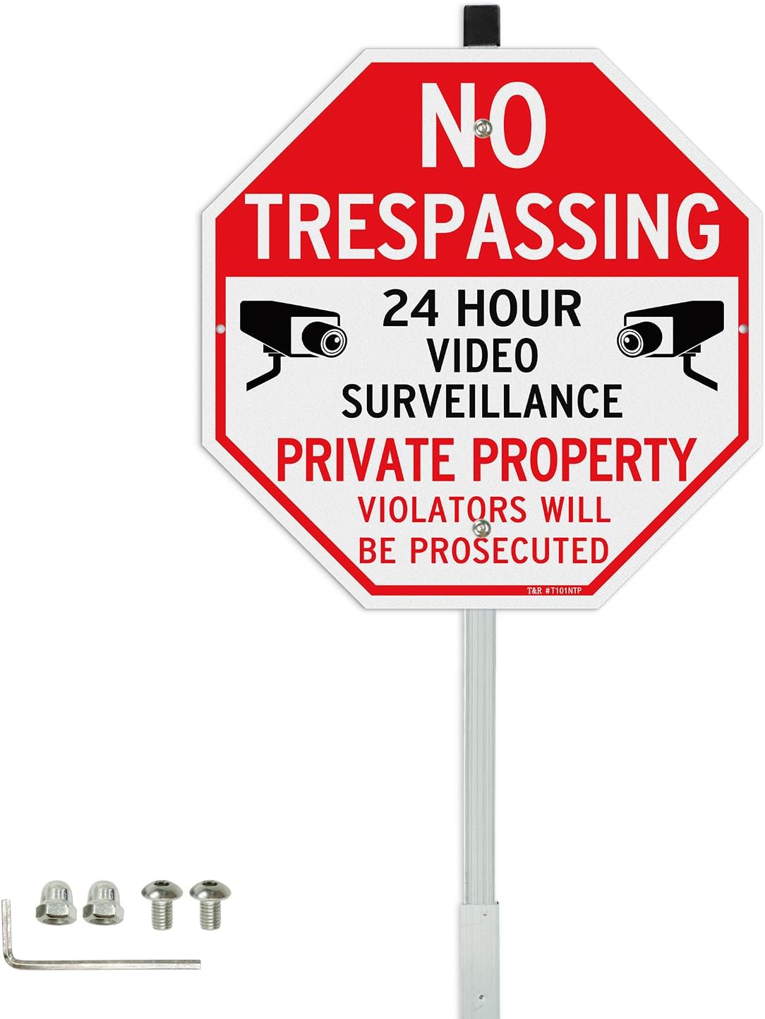 Cartel No Pasar Propiedad Privada Aluminio Pesado