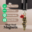 Esqueletos latón bisagra magnética decoración gótica puerta