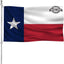 Bandera Texas exterior 5x8pulg poliéster 3 capas