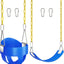 Set columpios niños cubo resistente cuerda azul