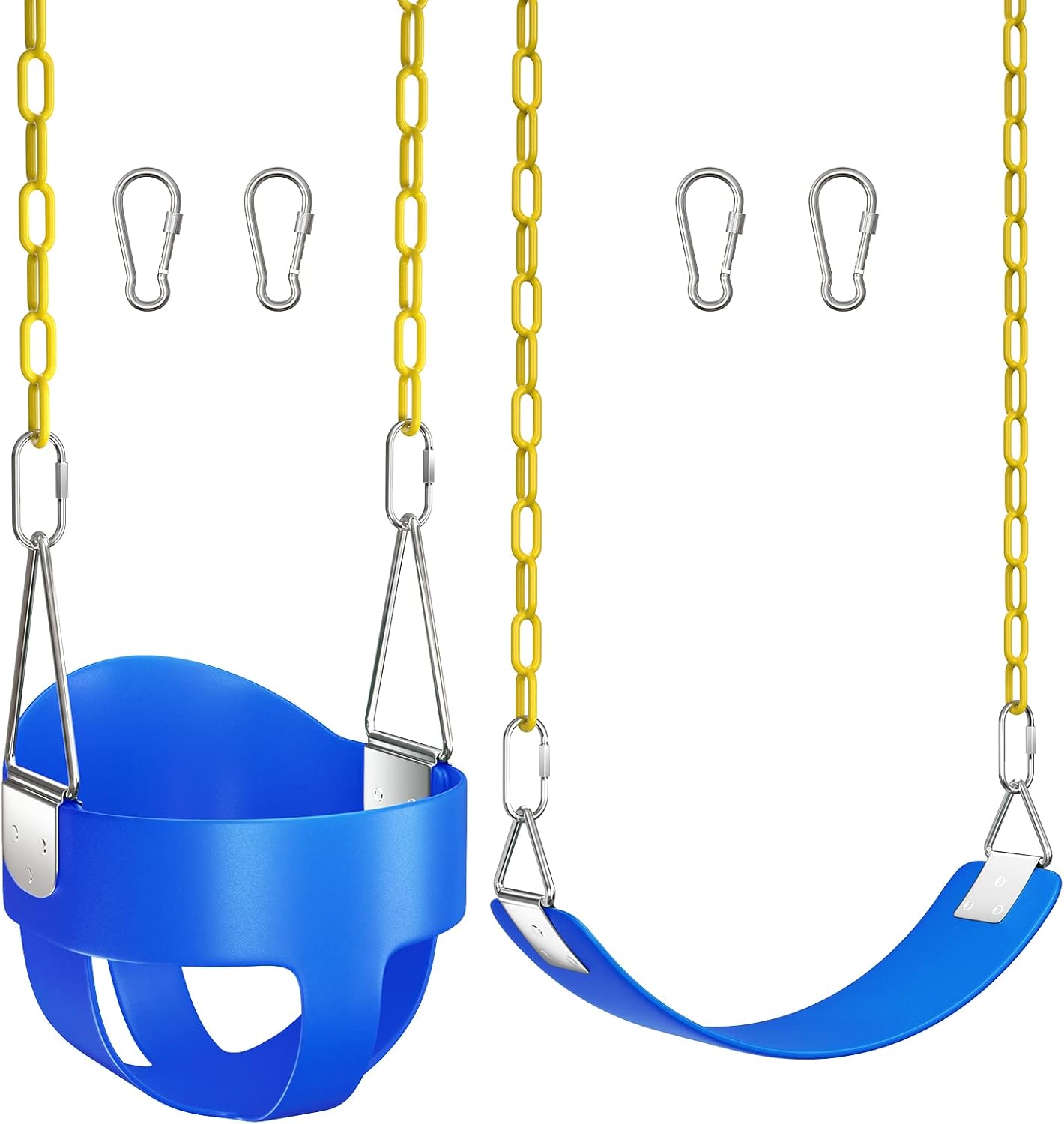 Set columpios niños cubo resistente cuerda azul