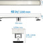 Drenaje ducha lineal 48" acero inox reversible