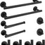 Set accesorios baño acero inox toallero soporte papel