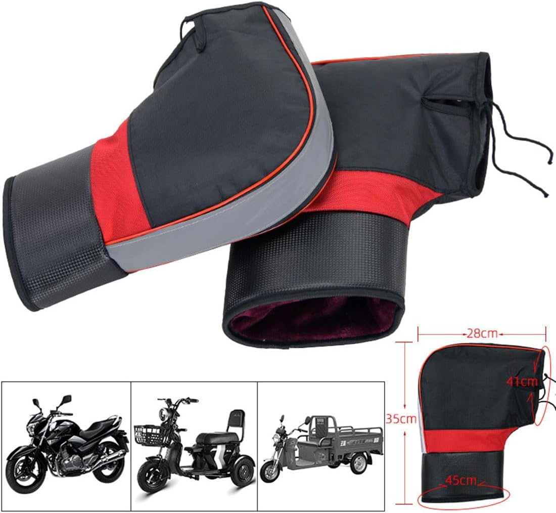 Guantes manillar motocicleta invierno impermeables