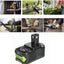 2 Baterías 18V 6.0Ah Ryobi One con Protección