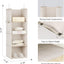 Organiz. colgante armario 4 estantes beige
