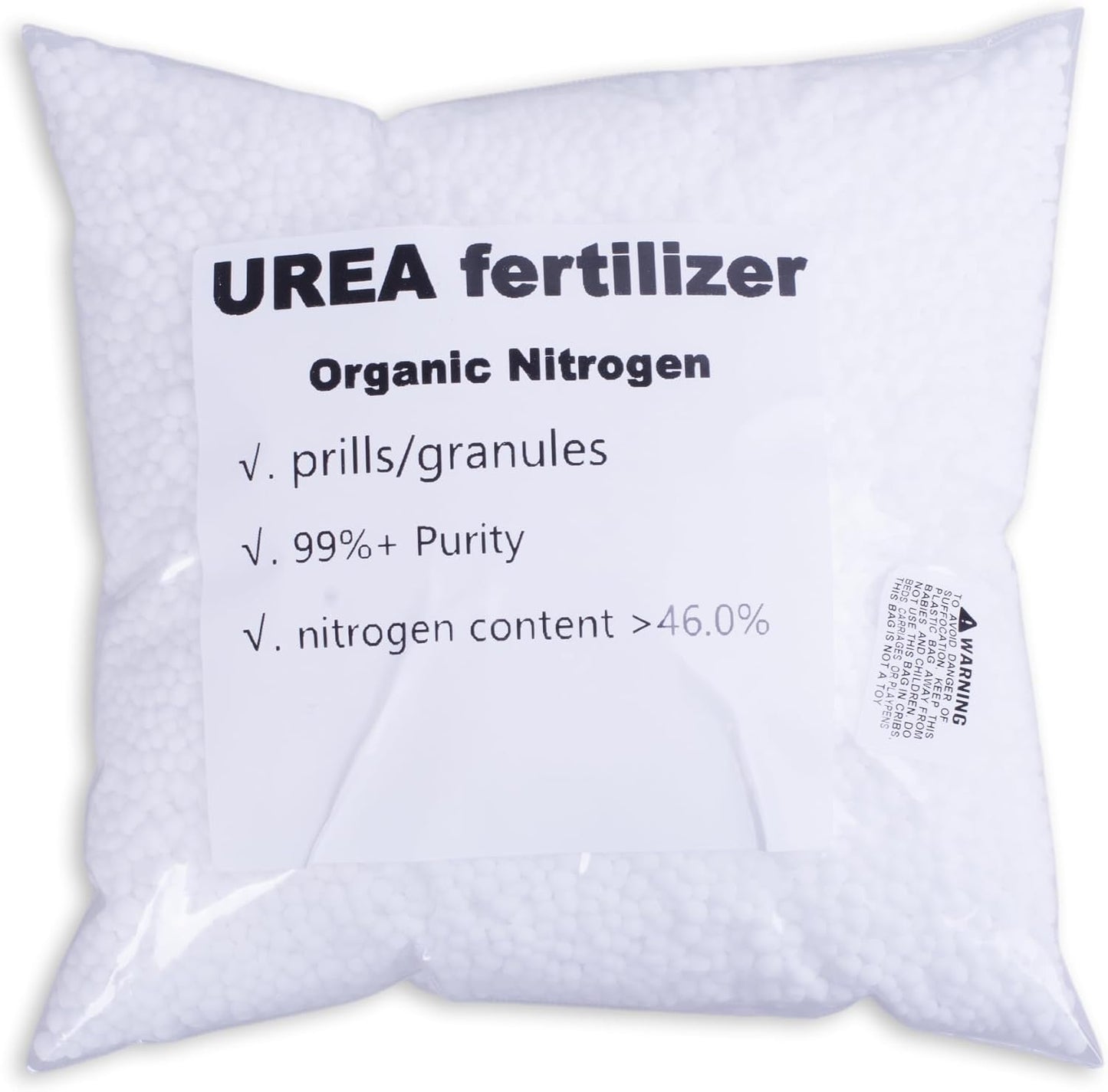 Fertilizante urea 46% nitrógeno para plantas y flores 1.9lb