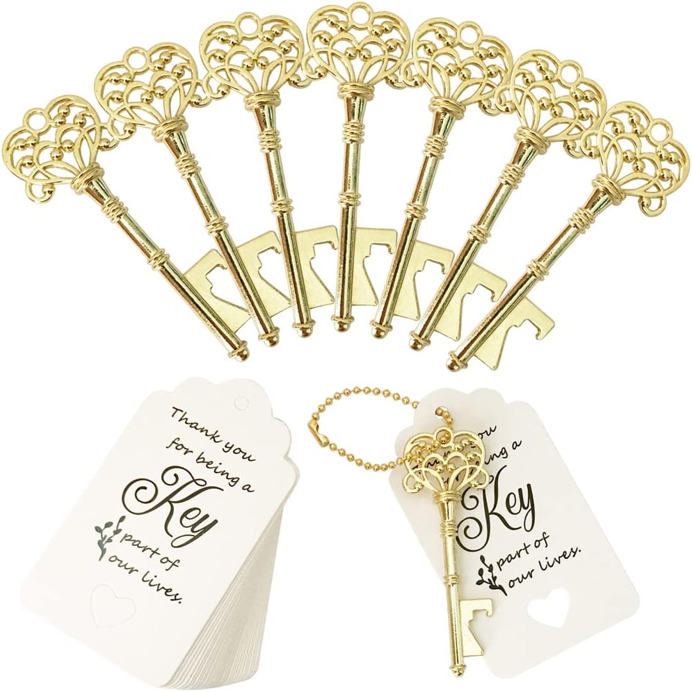 60 Abridores Botella Vintage Llave Regalo Boda
