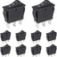 10 Pzas Interruptor Basculante 3 Pines 20-250V CA 3 Posiciones Mini