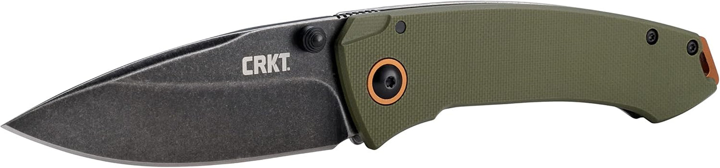Cuchillo EDC plegable acero inox mango G10 con clip