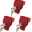 Cerradura de mano Glad con llave igual pack 3