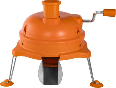 Cortadora manual de mesa resistente para verduras naranja