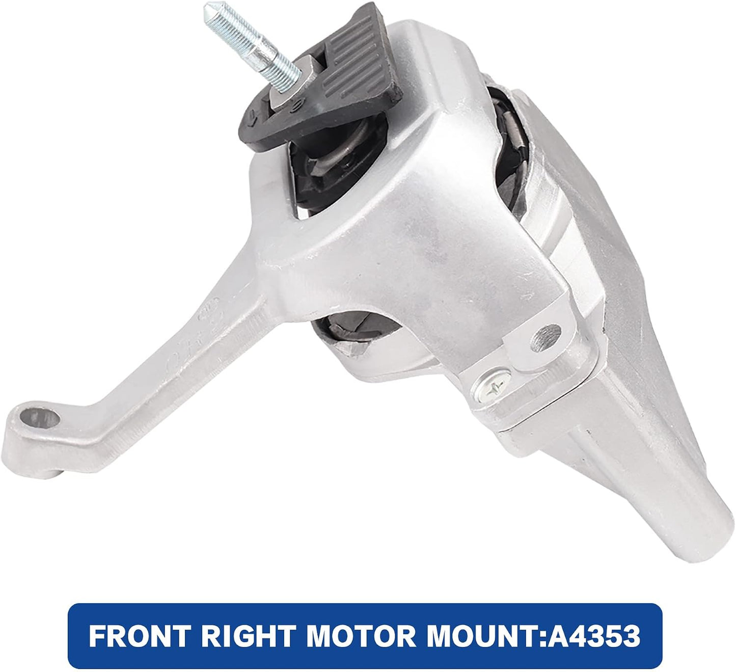 Set 4 soportes motor Altima 2.5L 07-17 acero plateado