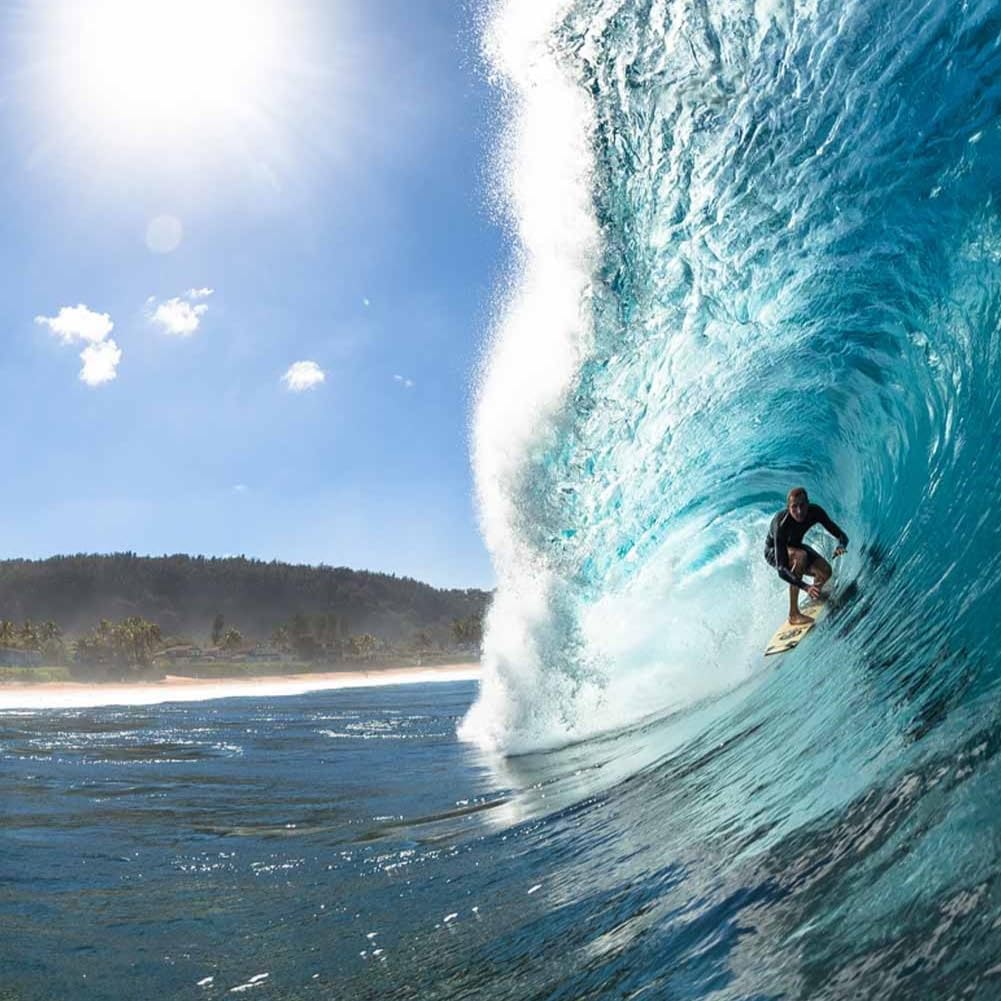 Correa tabla surf 6-20 pies con clip potencia y bolsillo