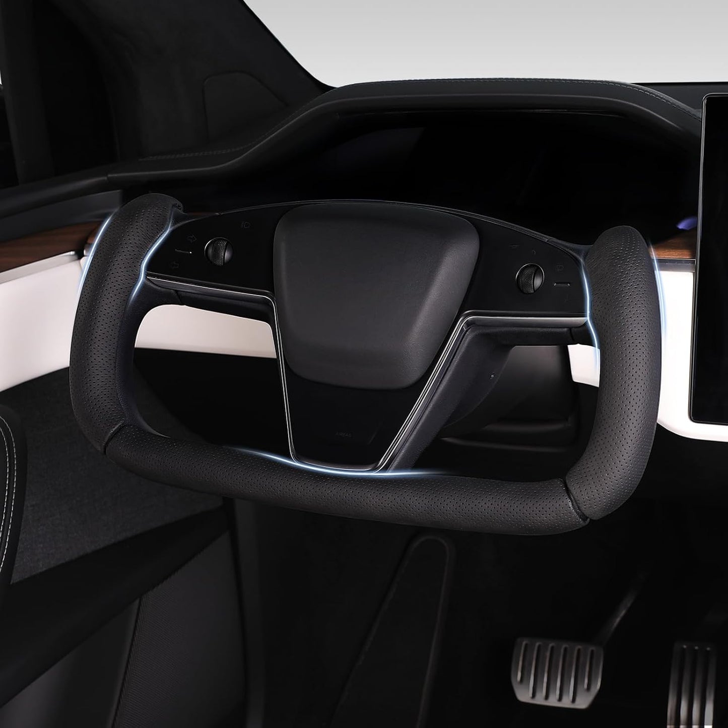 Funda volante Tesla Model S/X 2021-presente color negro