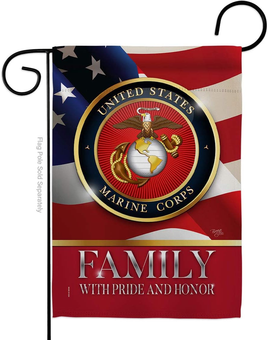 Bandera honor marina USMC Semper Fi para patio