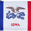 Bandera Iowa 3x5ft doble cara poliéster 2 ojales latón