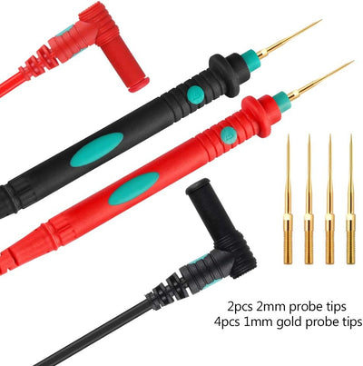 Kit 16 Pzas Cables Multímetro con Pinzas Cocodrilo