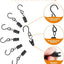 40 Clips Cortina Ganchos S Acero Inox para Luces RV