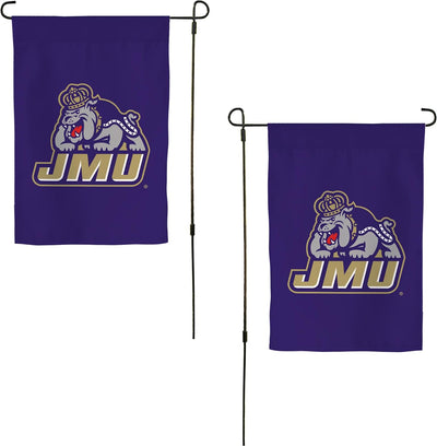 Bandera JMU Dukes 12x18" para eventos al aire libre