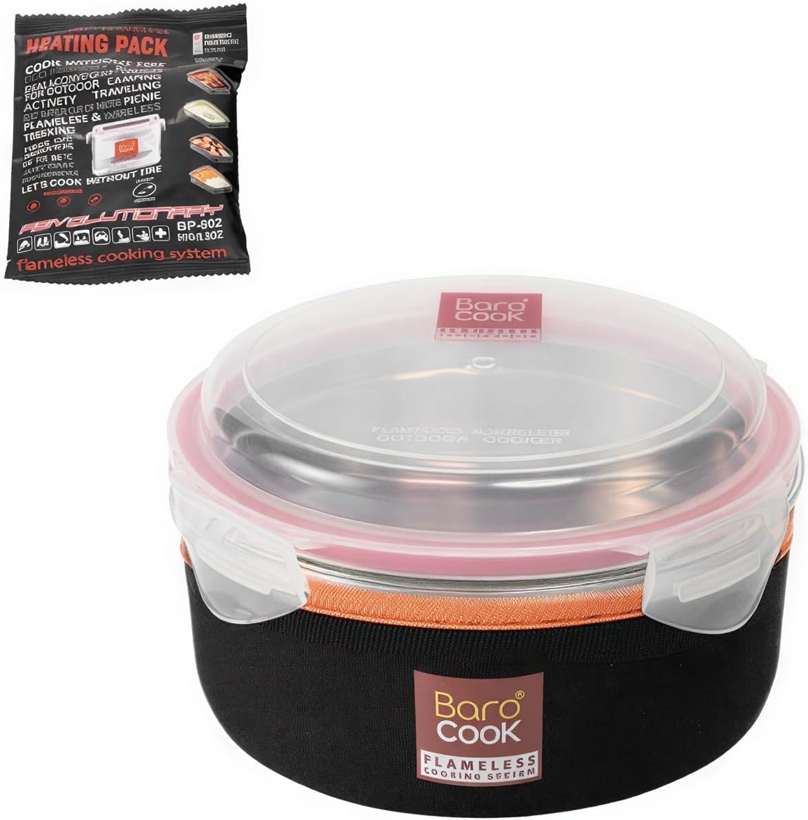 Fiambrera autocalentable horno portátil 10.1oz camping
