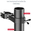 Soporte aluminio para mástil bandera 1-1.74pulg duradero