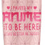 Vaso acero inox 20oz regalo anime para mujer
