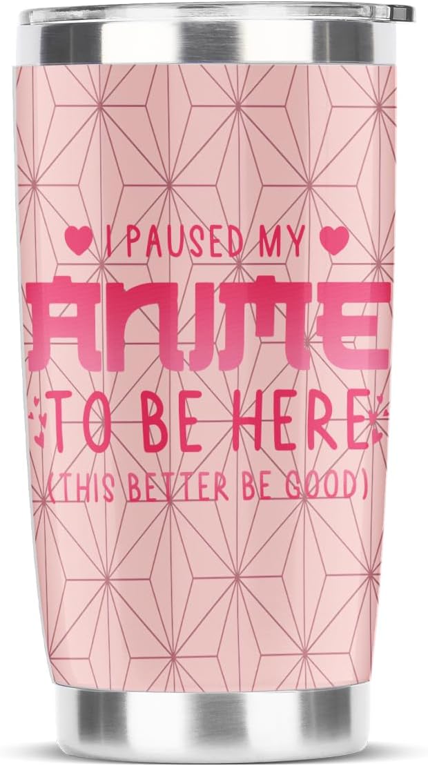 Vaso acero inox 20oz regalo anime para mujer