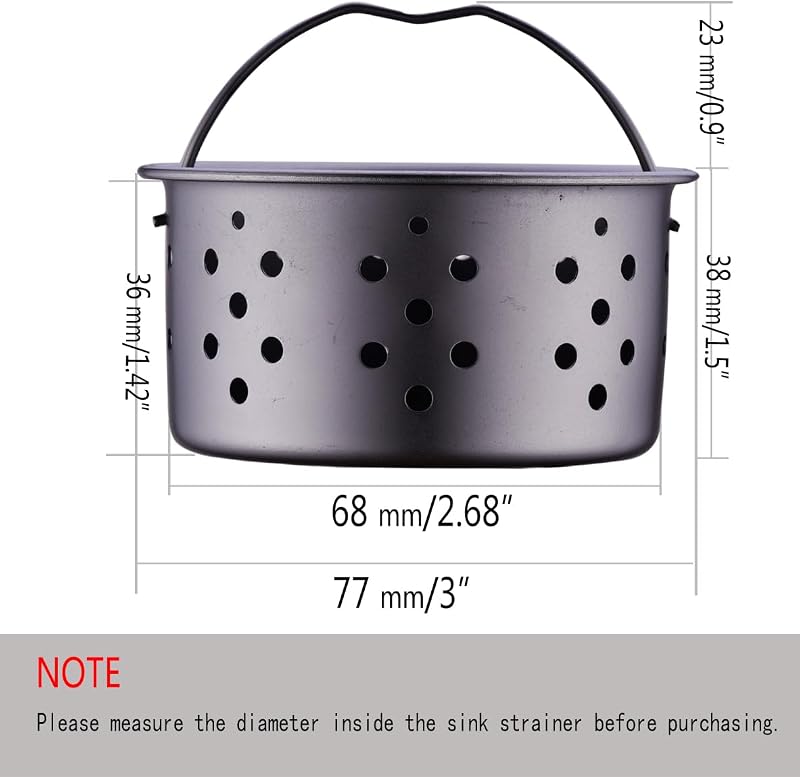 Cesta drenaje fregadero acero inox 304 gris