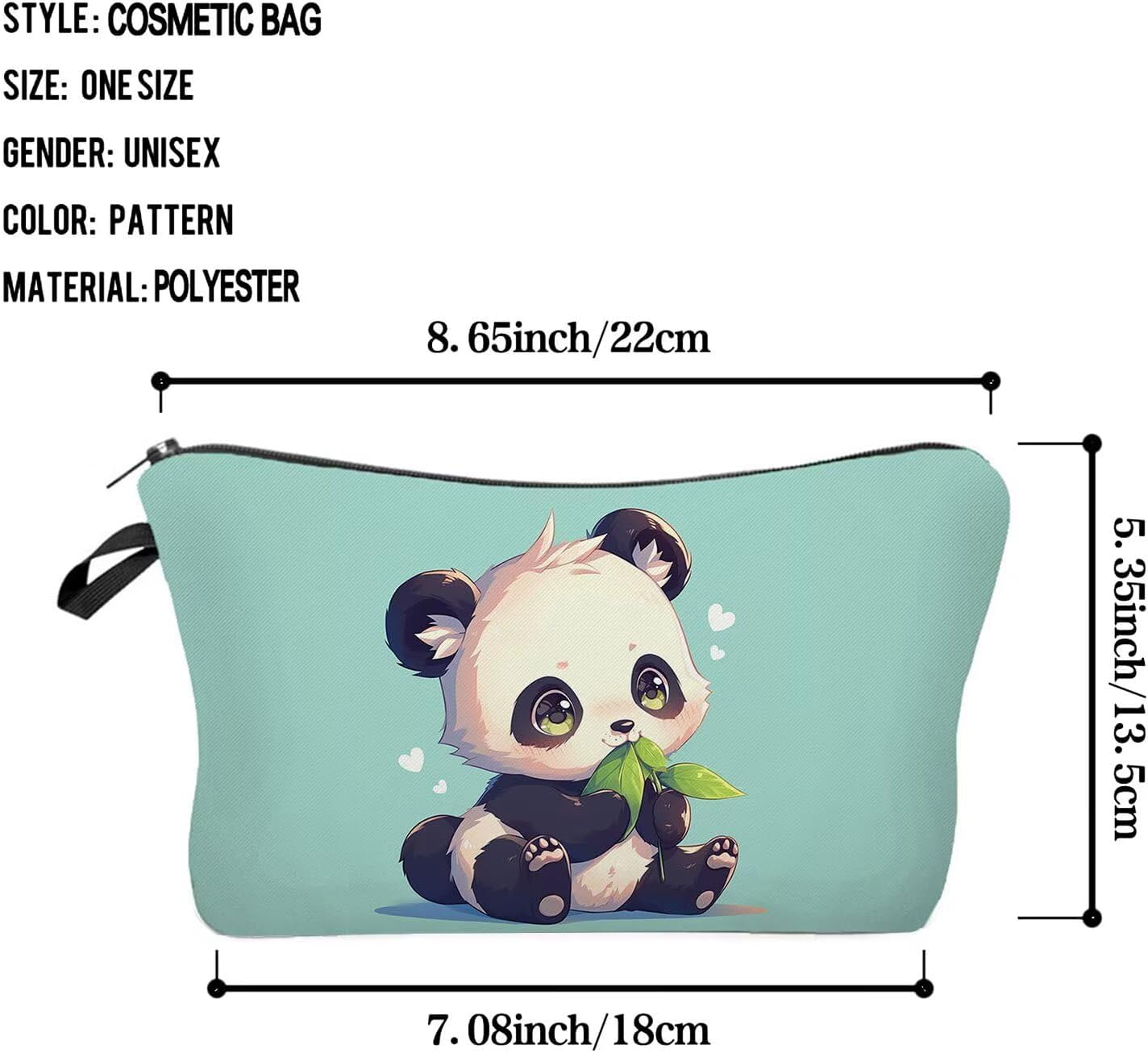 Bolsa organizadora cosméticos con cremallera regalo