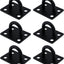 6 Ganchos Acero Inox para Placa Ojo y Pared