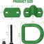 Anclajes D 1/2" acero resistente 12000lb para remolques