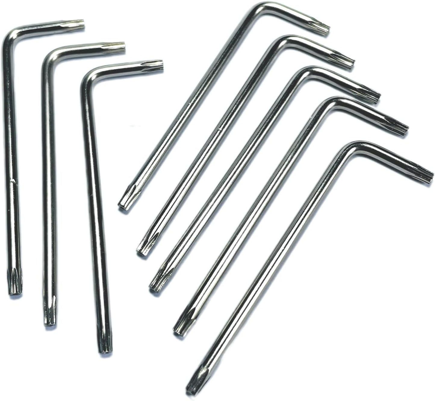 Juego 8 bits Torx T10 anti manipulación forma L