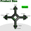 Llave portabrocas 4en1 1/4-1/2 pulg comp taladradora