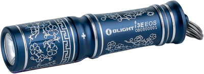 Lente PMMA linterna EDC 90 lúmenes compacta azul