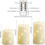 Velas LED sin llama con estrella cadena control remoto