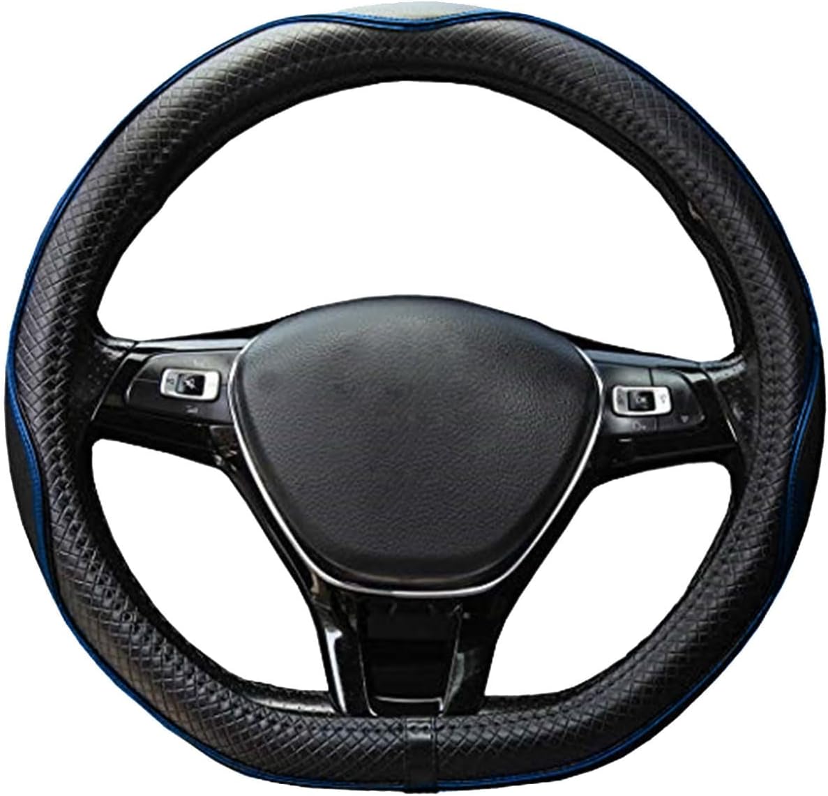 Funda volante cuero microfibra antiderrap forma D