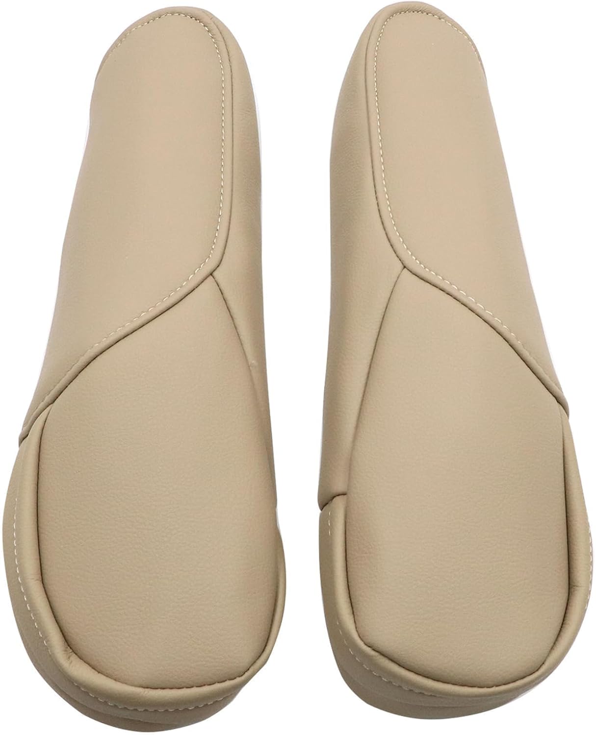 2 Fundas reposabrazos cuero microfibra beige Honda CR-V