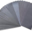 Pack 24pzas papel lija 8granos para muebles y metal