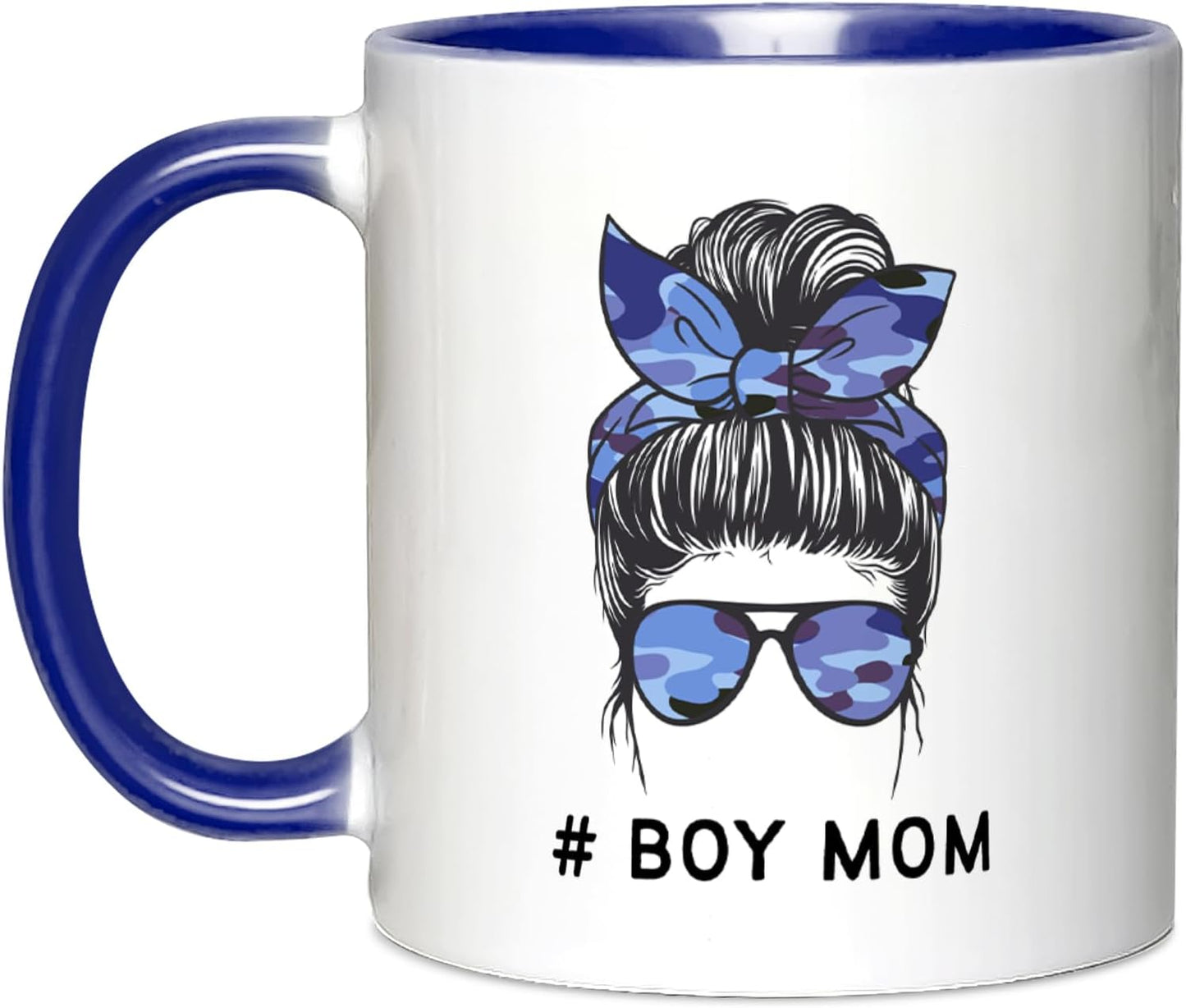 Taza café divertida para mamá niño 11oz