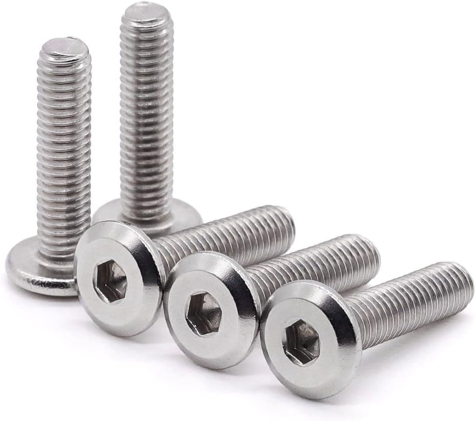 Tornillos M10 acero inox 304 10 Pzas con tuercas bloqueo